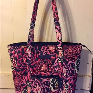 Vera Bradley Katalina Pink Zippered Tote